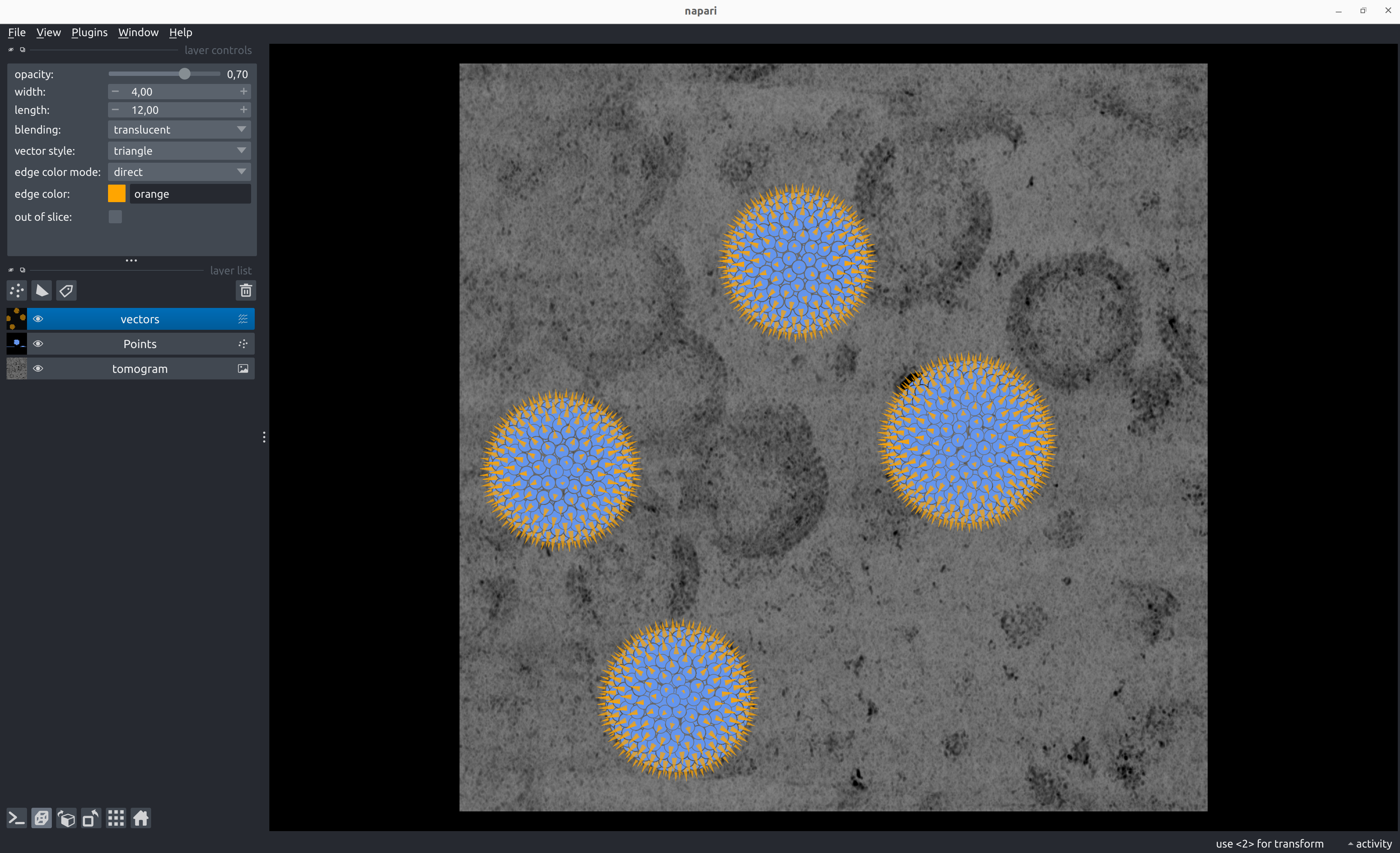 Sphere annotation